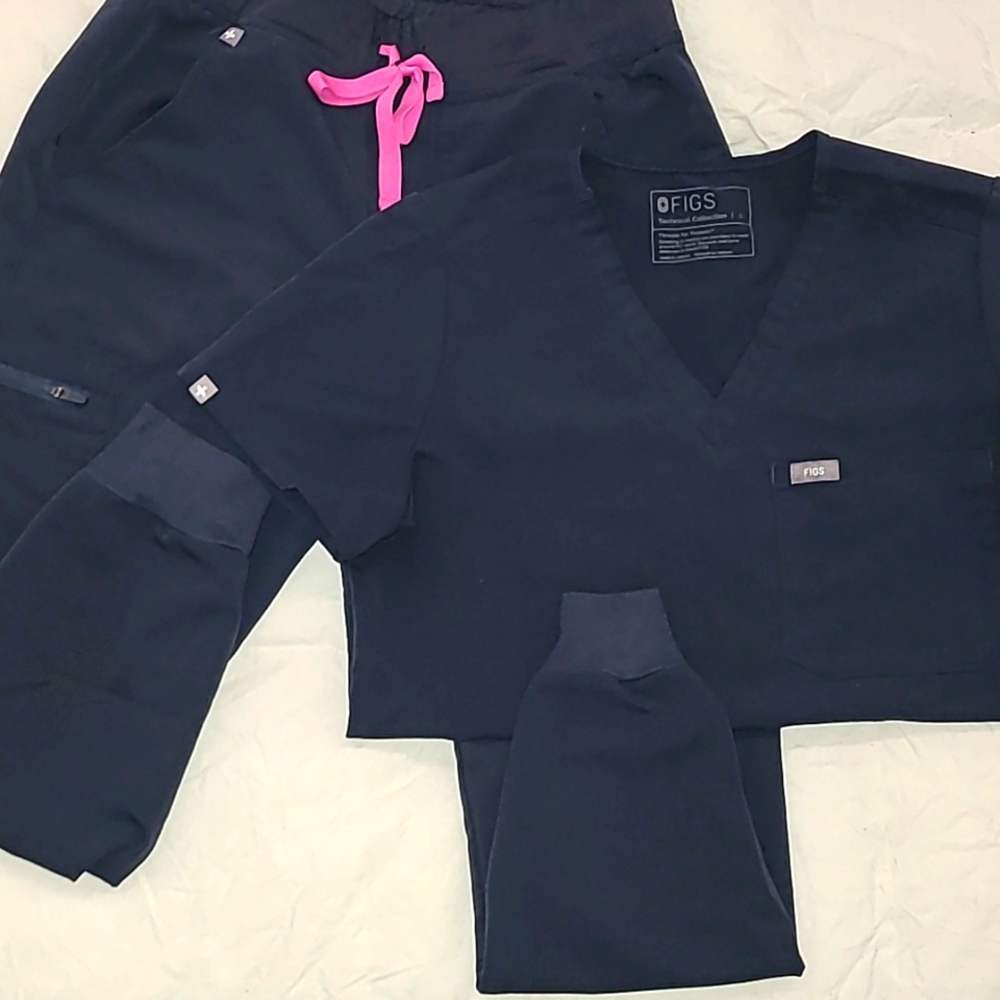 Figs Night Sky Scrub Set S top/SP bottoms
